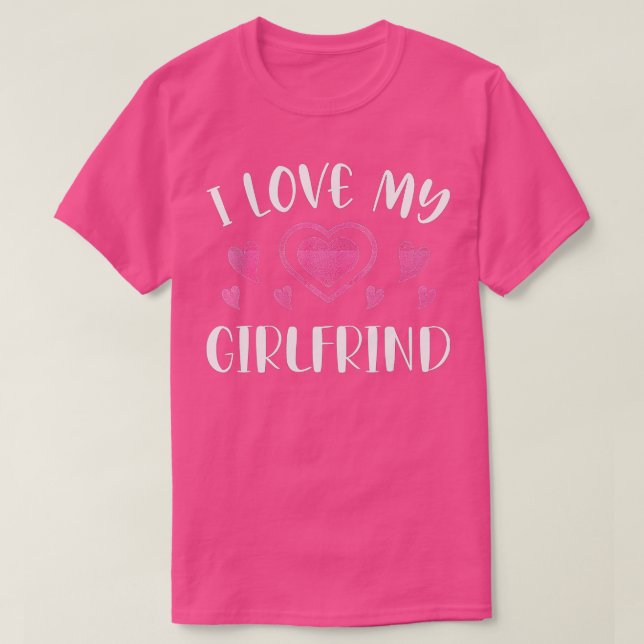 I love my girlfriend I Heart My Girlfriend GF (5)  T-Shirt (Design Front)