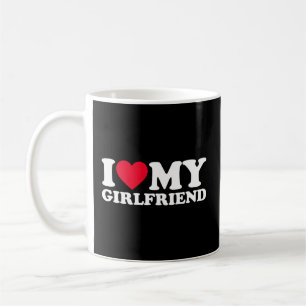 I Love My Girlfriend I Heart My Girlfriend Gf Coffee Mug