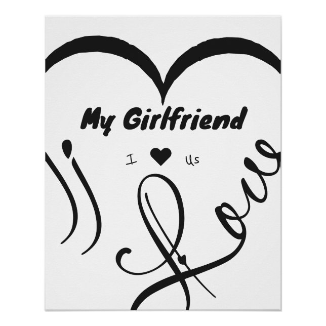I Love My Girlfriend - I ♥ Us Poster (Front)