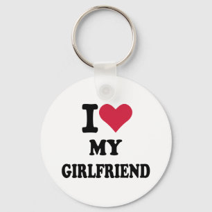 I love my girlfriend key ring