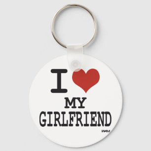 I love my girlfriend key ring