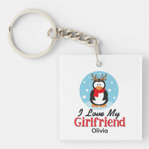 I Love My Girlfriend Key Ring