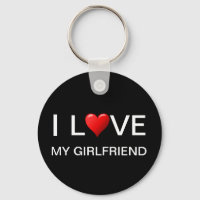 I LOVE MY GIRLFRIEND   KEYCHAIN