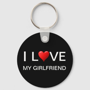 I LOVE MY GIRLFRIEND   KEYCHAIN
