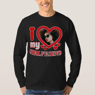 I Love My Girlfriend Personalised T-Shirt