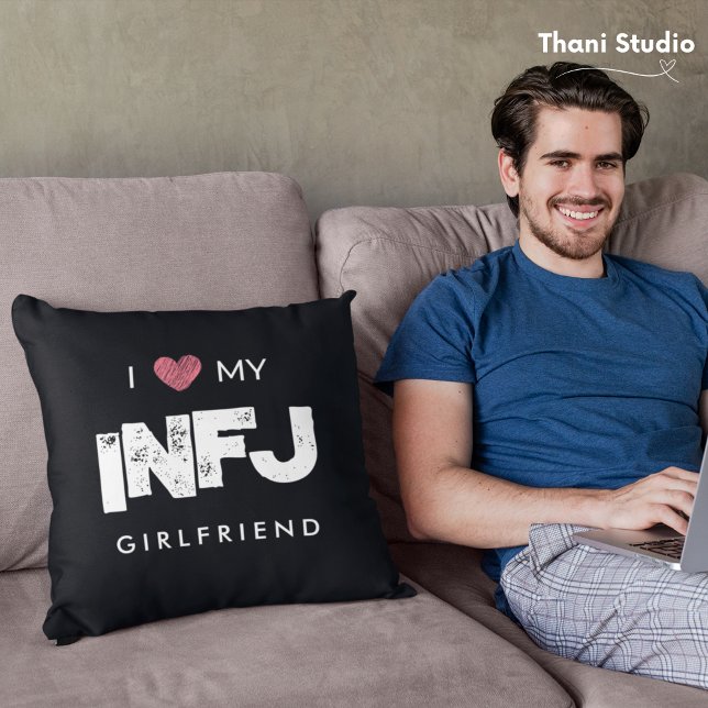 I Love My Girlfriend Personality Traits Valentine Cushion (Creator Uploaded)