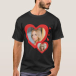 I love my Girlfriend photo front and back black T-Shirt<br><div class="desc">Create your own I love my girlfriend black tshirt. This shirt can be a cringe, funny bf anniversary gift. Force your boyfriend to wear this super cute tiktok trend shirt all the time. He will receive a lot of compliments at school and on Instagram. The "I love my girlfriend" shirt...</div>