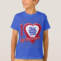 I Love My Girlfriend Photo Red Heart D R Blue