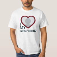 I Love My Girlfriend Photo T-Shirt