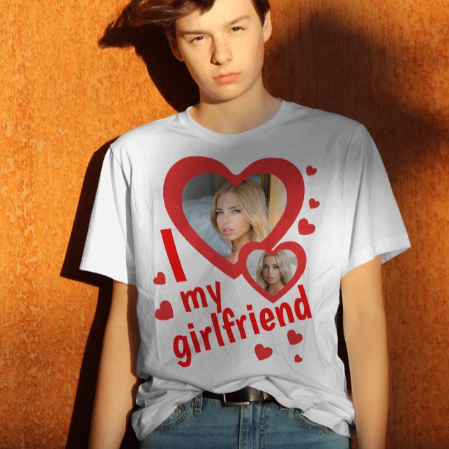 I love my Girlfriend photo T-Shirt (Creator Uploaded)