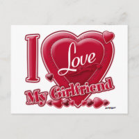 I Love My Girlfriend red - heart
