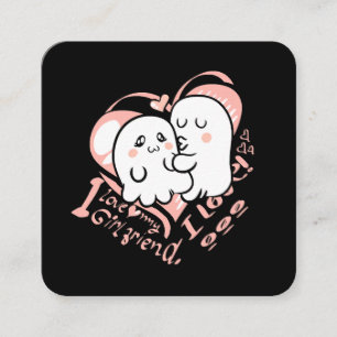i love my girlfriend square business card