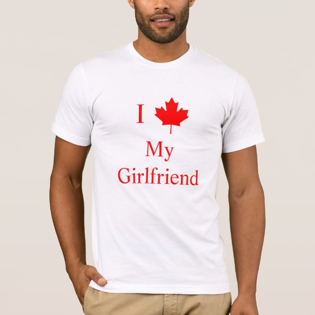 I Love My Girlfriend T-Shirt (Front)