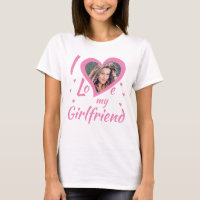 I Love my Girlfriend - T-shirt personalizable