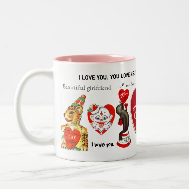 I Love My Girlfriend Two-Tone Coffee Mug (Left)