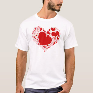 I love my girlfriend words graphic T-Shirt