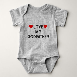 i love my godfather baby bodysuit