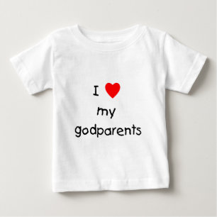 I Love My Godparents Baby T-Shirt
