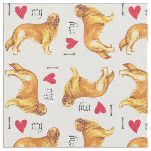 I Love my Golden Fabric