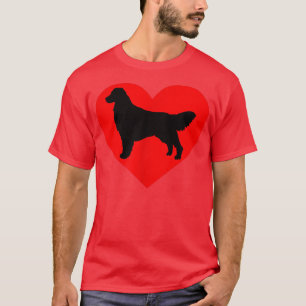 I Love My Golden Retriever Dog Heart Fur Baby Pup T-Shirt