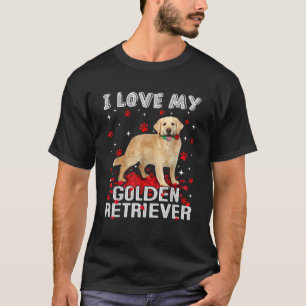  I Love My Golden Retriever T-Shirt