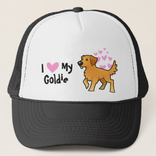 I Love My Golden Retriever Trucker Hat