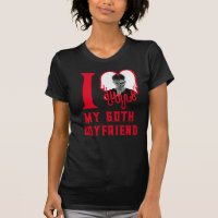 I Love My Goth Boyfriend Bleeding Red Heart Photo