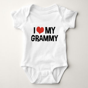 I Love My Grammy Baby Bodysuit