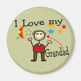 I Love My Grand Dad Magnet