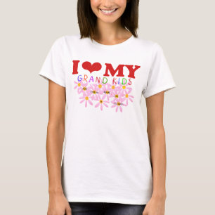 I Love My Grand Kids Personalised T-Shirt