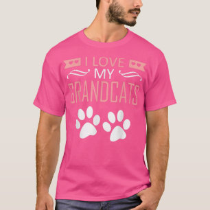 I love my Grandcats - Cat Lover Granddad Grandma G T-Shirt