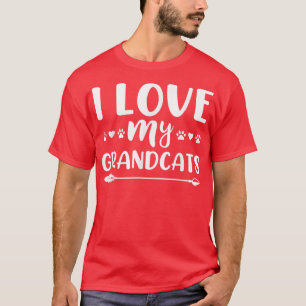 I love my Grandcats Cat Lover Granddad Grandma Gra T-Shirt
