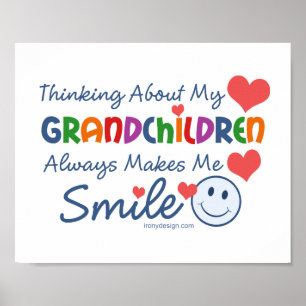 I Love My Grandchildren Poster