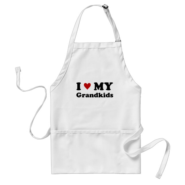 I Love My Grandchildren  Standard Apron (Front)