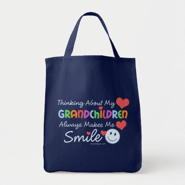 I Love My Grandchildren Tote Bag (Front)