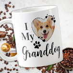 I Love My Granddog Personalised Grandma Pet Photo Coffee Mug<br><div class="desc">I Love My Granddog! ... Surprise your favourite Dog Grandma this Mother's Day , Christmas or her birthday with this super cute custom pet photo coffee mug. Give the perfect gift to your parents and your dogs' grandparents with this funny dog lover mug ! "I Love My Granddog" with heart...</div>