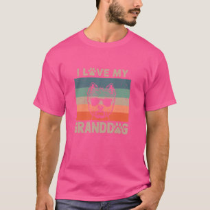 I Love My Granddog Westie Grandma Grandpa Dog Owne T-Shirt
