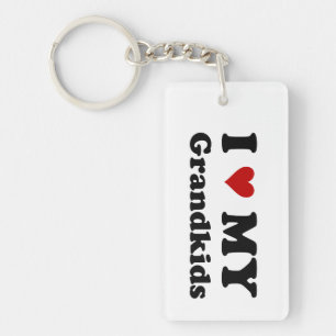 I Love My Grandkids Key Ring