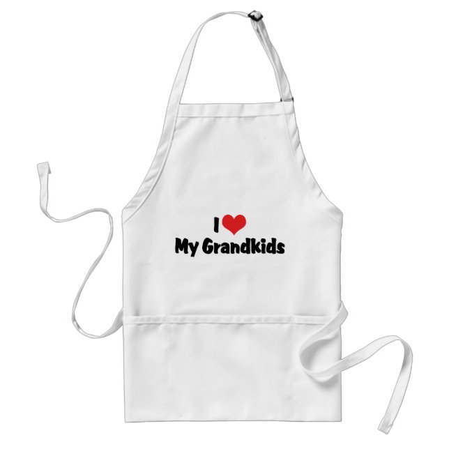 I Love My Grandkids Standard Apron (Front)