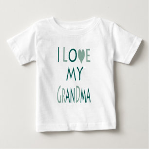 I Love My Grandma Baby Tee