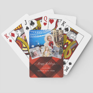 I Love My GRANDMA - PHOTO COLLAGE Grandparent Gift Playing Cards