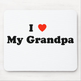 I Love My Grandpa Mousepad