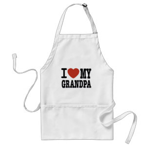 I LOVE MY GRANDPA STANDARD APRON