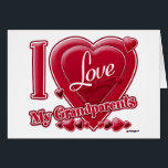 I Love My Grandparents red hearts<br><div class="desc">I Love My Grandparents red hearts</div>