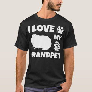 I Love My Grandpet Guinea Pig Grandmother Grandfat T-Shirt