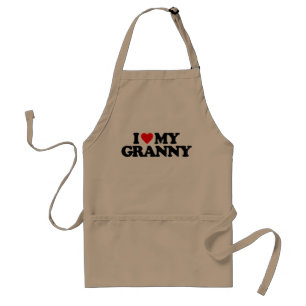 I LOVE MY GRANNY STANDARD APRON
