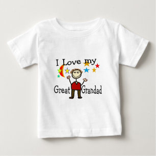I Love My Great Grandad Baby T-Shirt