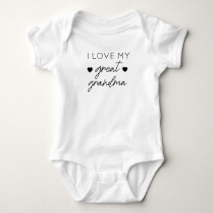 I Love My Great Grandma bodysuit Brand, Vintage Bo