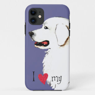 I Love my Great Pyrenees iPhone 11 Case