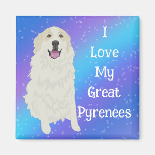  I love My Great Pyrenees Magnet